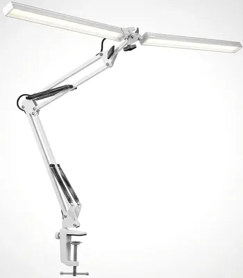 Настольная лампа Sundays Home С зажимом / L0057W (белый)