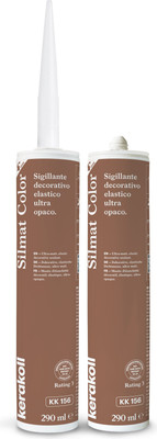 Герметик силиконовый Kerakoll Silmat Color матовый КК156 (290мл, дуб венге)