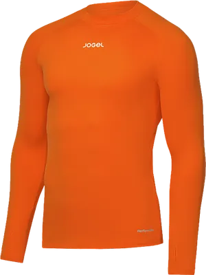 Лонгслив спортивный Jogel Camp 2 PerFormDRY Baselayer Top Warm (оранжевый D2, XXL)