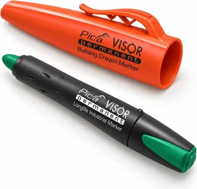 Маркер строительный Pica Visor 990/36 (зеленый)