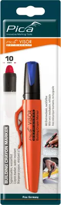 Маркер строительный Pica Visor 990/41 (синий)