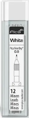 Грифели для строительного карандаша Pica Fine Dry / 7032/SB (белый)