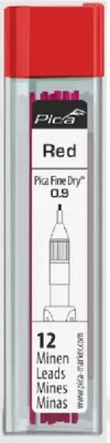 Грифели для строительного карандаша Pica Fine Dry / 7031/SB (красный)