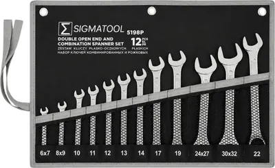 Набор ключей Sigmatool 5198 (67877)
