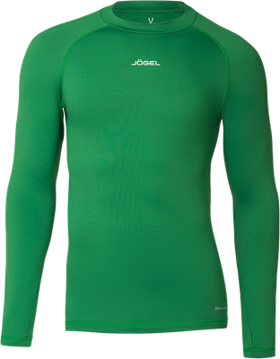 Лонгслив спортивный Jogel Camp PerFormDRY Baselayer Top Warm (зеленый, M)