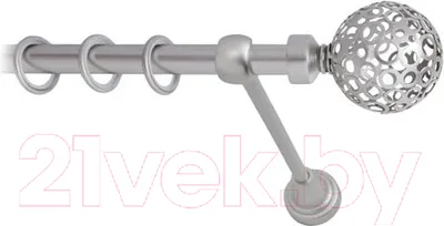 Карниз для штор Lm Decor Ажур 095 1р гладкий (сатин, 2.4м)