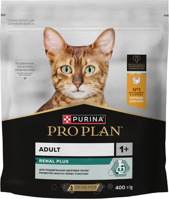 Сухой корм для кошек Pro Plan Adult Original с курицей (400г)
