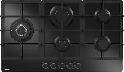 Газовая варочная панель MEFERI MGH905BK Glass Ultra