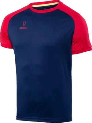 Футболка игровая футбольная Jogel Camp Reglan Jersey / JFT-1021-K (YL, темно-синий/красный)