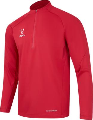 Лонгслив спортивный Jogel Premier PerFormPROOF 1/4 Zip Wind Top (красный R2, S)