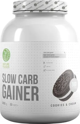 Гейнер Nature Foods Slow Carb Gainer Печенье (3000г)