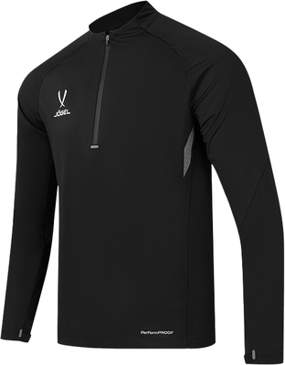 Лонгслив спортивный Jogel Premier PerFormPROOF 1/4 Zip Wind Top (черный 99, XXXL)
