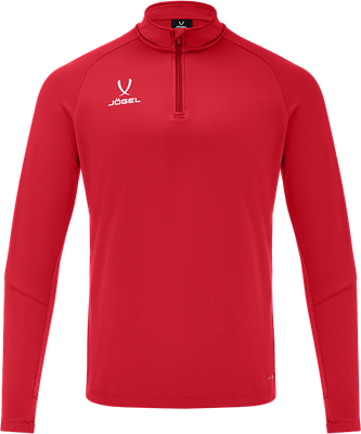 Лонгслив спортивный Jogel Premier PerFormDRY Training 1/4 Zip Fleece Top (красный R2, XL)