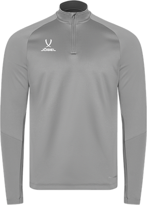 Лонгслив спортивный Jogel Premier PerFormDRY Training 1/4 Zip Fleece Top (серый 92, XXXL)
