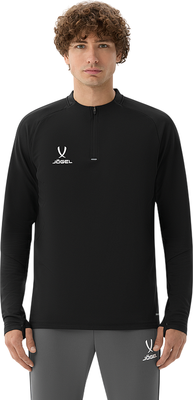 Олимпийка спортивная Jogel Premier PerFormDRY Training 1/4 Zip Top (черный 99, XXL)