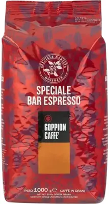Кофе в зернах Goppion Caffe Speciale Bar Espresso 75% арабика 25% рабуста (1кг)