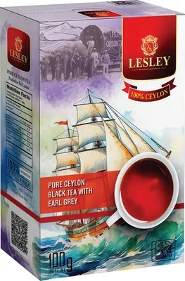 Чай листовой LESLEY Эрл Грей Черный (100г)