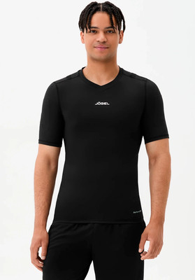 Футболка судейская Jogel PerFormDRY Referee Baselayer Tee SS (черный, XXXL)