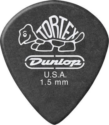 Медиатор Dunlop Manufacturing 482R1.50 Tortex Pitch Black Jazz III 1.50