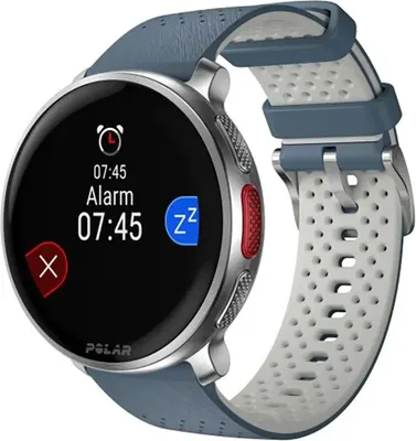 Умные часы Polar Vantage V3 S-L 900108892 (серебристый/голубой)
