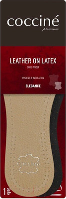 Стельки для обуви Coccine Кожаные на латексной пене (р.36)