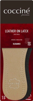 Стельки для обуви Coccine Кожаные на латексной пене (р.39)