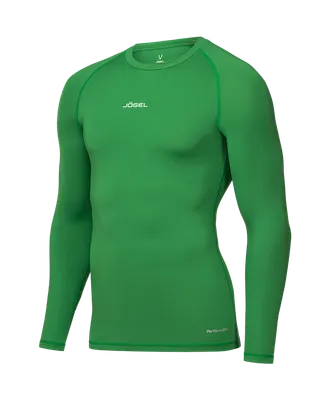 Футболка спортивная Jogel Camp PerFormDRY Baselayer LS Tee (зеленый, L)