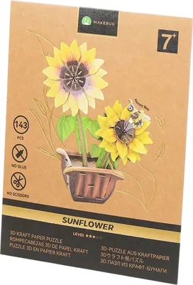 Конструктор Makebug Подсолнухи Paper Petals / MB-D-0073