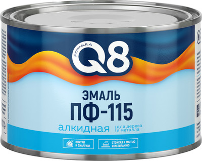 Эмаль Formula Q8 ПФ-115 (400г, белый)