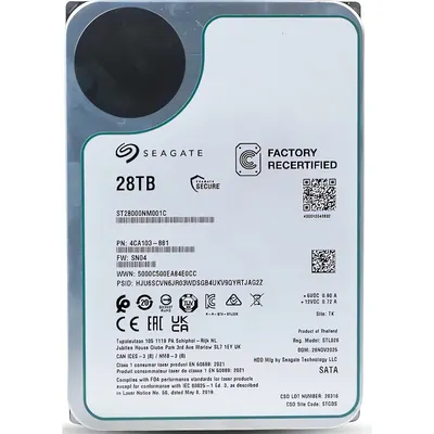 Жесткий диск Seagate Exos Factory Recertified 28ТБ / ST28000NM001C