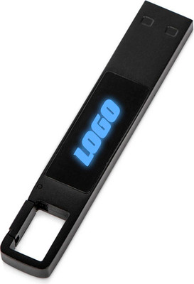 USB flash накопитель Evolt Hook LED 32 Гб / 624212 (темно-серый)