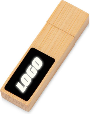 USB flash накопитель Evolt Bamboo LED 32 Гб / 624100