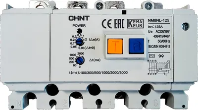 Дифференциальный модуль Chint NM8NL-125 4P RCD1 / 449980