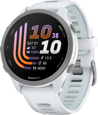 Умные часы Garmin Forerunner 170 GPS / 010-03920-01 (белый/голубой)