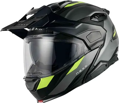 Мотошлем Nexx Helmets X.LFC Terra (2XL, серый/неон)