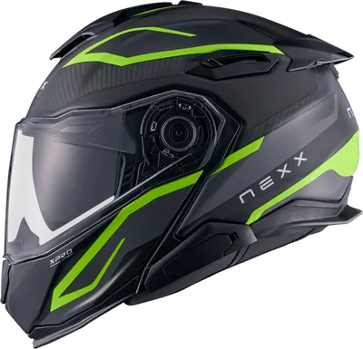 Мотошлем Nexx Helmets X.Lifetour Pro Mile (M, серый/неон)