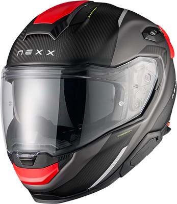 Мотошлем Nexx Helmets X.TR Rush (S, черный/красный)