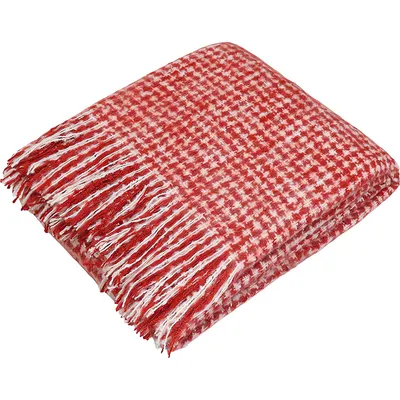 Плед для пикника U Basic Harp 130x180 / 837341 (белый/бордо)