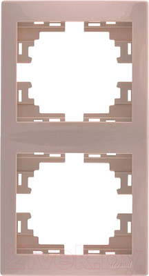 Рамка для выключателей и розеток Lezard Mira 701-0300-152