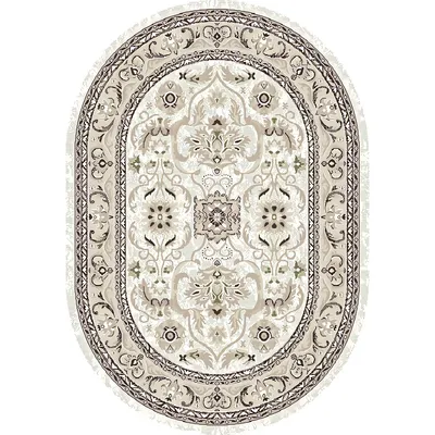 Ковер Витебские ковры Фолк Овал 21С32-БК/ЭФ 62701 36 (1.4x2)