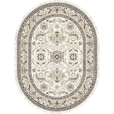 Ковер Витебские ковры Фолк Овал 21С32-БК/ЭФ 62701 36 (1.5x2)
