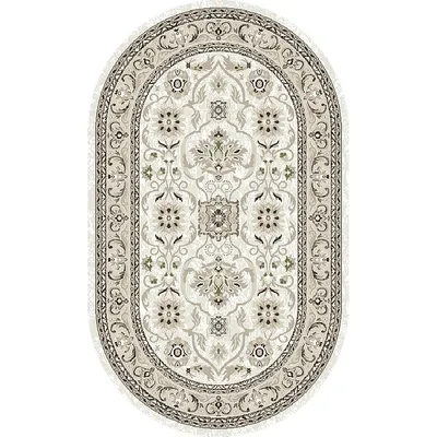 Ковер Витебские ковры Фолк Овал 21С32-БК/ЭФ 62701 36 (1.5x2.5)