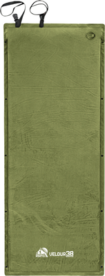 Туристический коврик RSP Outdoor Velour 38 / M-VEL-38-OLGN (оливковый/зеленый)