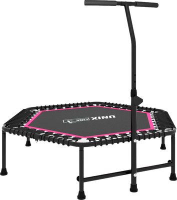 Батут для джампинга UNIX Line Fitness TR130FITP (розовый)