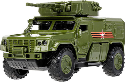 Автомобиль игрушечный Технопарк Бронеавтомобиль Армия России ARMCAR-12-GN