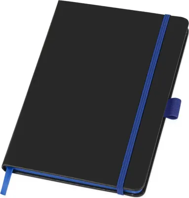 Записная книжка OasiS Color edge / 10690702 (черный/ярко-синий)
