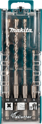 Набор буров Makita SDS-plus 4Cutter / E-14249 (4шт)