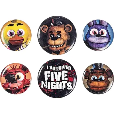 Набор значков ABYstyle Five Nights At Freddys BP0700 / ABY796