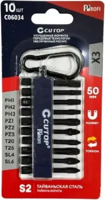 Набор бит Cutop C06034 (10шт)