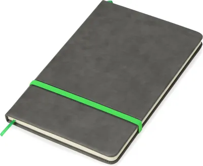 Записная книжка OasiS Color / 787003 (серый/зеленое яблоко)